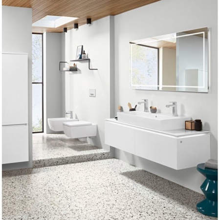 Villeroy & Boch Memento 2.0 Биде, настенный, 375 x 560 mm, Альпийский белый CeramicPlus 443300R1