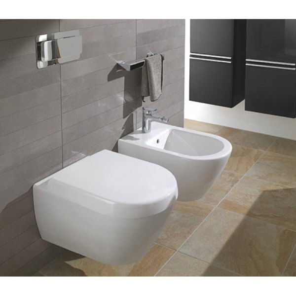 Чаша для унитаза подвесного Villeroy & Boch Subway 660010R1 альпийский белый CeramicPlus 660010R1