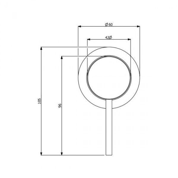 Смеситель Villeroy & Boch Dawn TVW10619A151K5 для раковины, черный матовый TVW10619A151K5