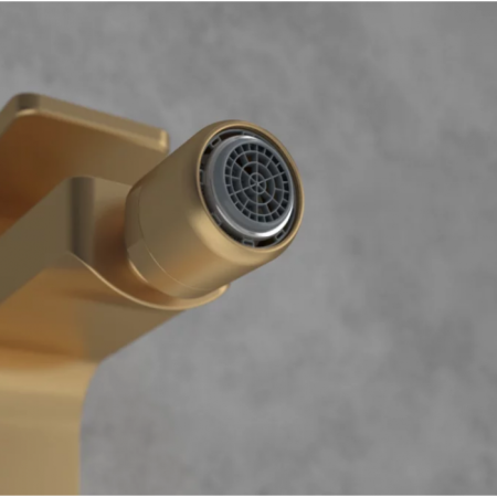 Смеситель Villeroy & Boch Architectura Square TVB12500100076 для биде, золото сатинированное TVB12500100076