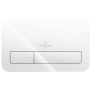 Клавиша (кнопка) смыва Villeroy & Boch ViConnect стеклянная, цвет глянцевый белый 922400RE