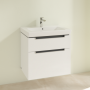 Villeroy & Boch Subway 2.0 Тумба под раковину, 2 выдвижных ящика, 637 x 590 x 454 mm, Glossy White A91000DH