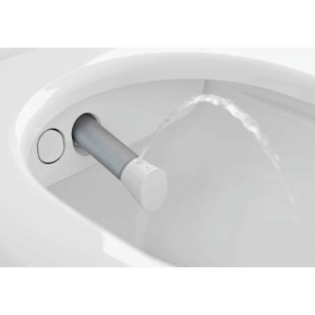 Villeroy & Boch ViClean-I200 - I200 унитаз-биде, унитаз с вертикальным смывом с открытым смывным краем, Альпийский белый CeramicPlus V0E200R1