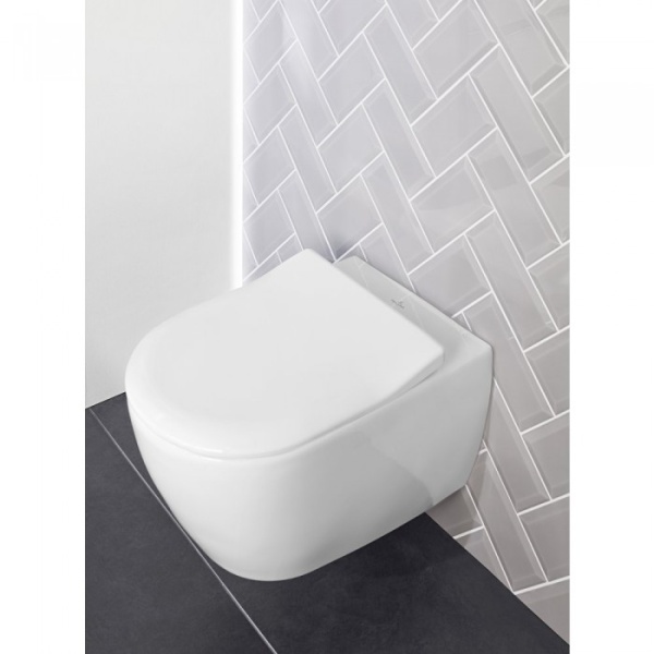 Унитаз безободковый подвесной (без сиденья) Villeroy & Boch Subway 2.0 5614R001P