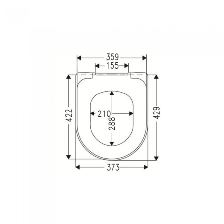 Сиденье для унитаза Villeroy & Boch Architectura с крышкой SoftClosing QuickRelease 98M9C101