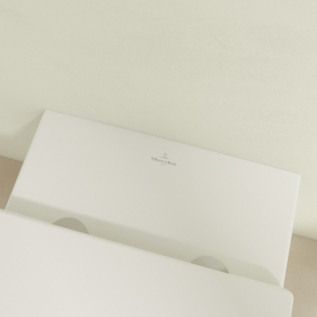 Villeroy & Boch Subway 3.0 Унитаз с открытым смывным краем, напольный, с TwistFlush, Stone White CeramicPlus 4671T0RW