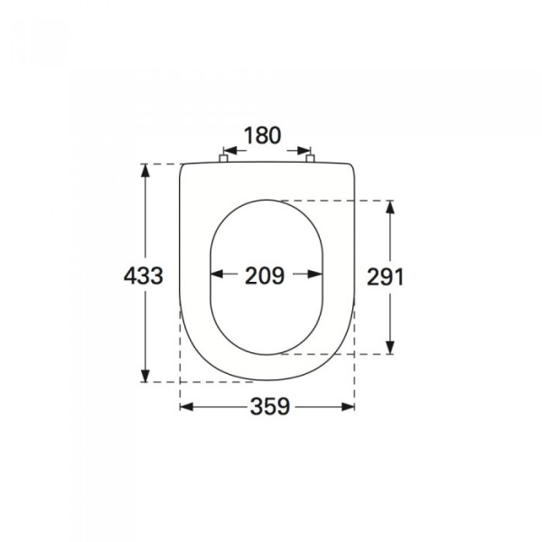 Сиденье для унитаза Villeroy & Boch Subway 2.0 с крышкой SoftClosing QuickRelease 9M68S101