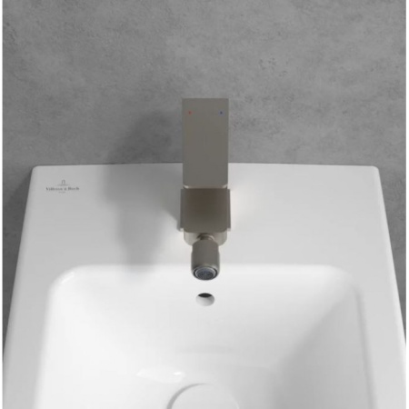 Смеситель Villeroy & Boch Architectura Square TVB12500100064 для биде, никель сатинированный TVB12500100064