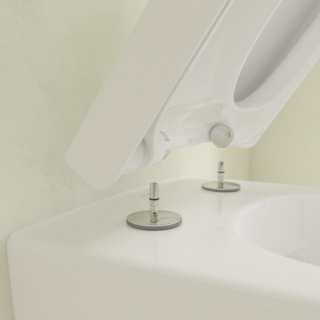 Villeroy & Boch Subway 2.0 Унитаз с открытым смывным краем Compact, настенный, Альпийский белый CeramicPlus 5606R0R1