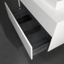 Villeroy & Boch Collaro Тумба под раковину, с подсветкой, 2 выдвижных ящика, 1000 x 548 x 500 mm, Glossy White / Glossy White C015B0DH