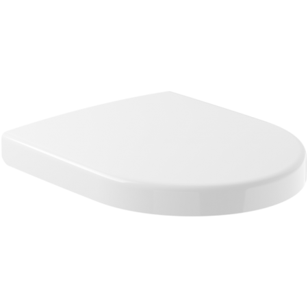 Villeroy & Boch Subway 2.0 Сиденье с крышкой для унитаза с короткой базой, с функцией автоматического опускания (SoftClosing), со снимаемым сиденьем (QuickRelease), Альпийский белый 9M69S101