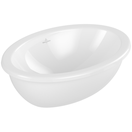 Villeroy & Boch Loop & Friends Встраиваемая раковина, 505 x 360 x 185 mm, Альпийский белый, с переливом, нешлифованный 4A610001