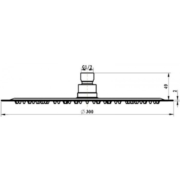 Villeroy & Boch Универсальные душевые устройства Ливневая насадка для душа TVC00040130061