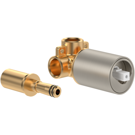 Villeroy & Boch Loop & Friends Универсальный корпус для скрытого монтажа однорычажного смесителя для Настенный монтаж Круглые модели, Никель сатинированный матовый TVW10611B15064