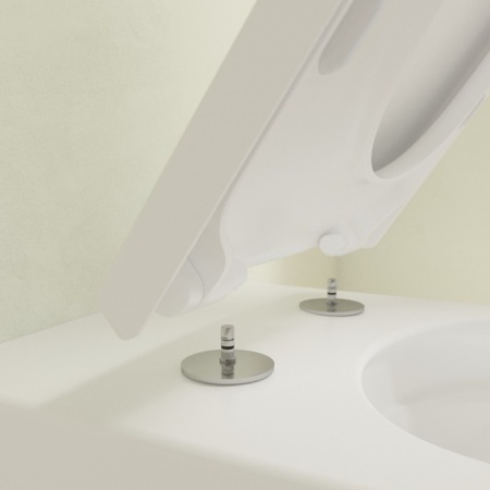 Villeroy & Boch Subway 3.0 Унитаз с открытым смывным краем, напольный, с TwistFlush, Stone White CeramicPlus 4671T0RW