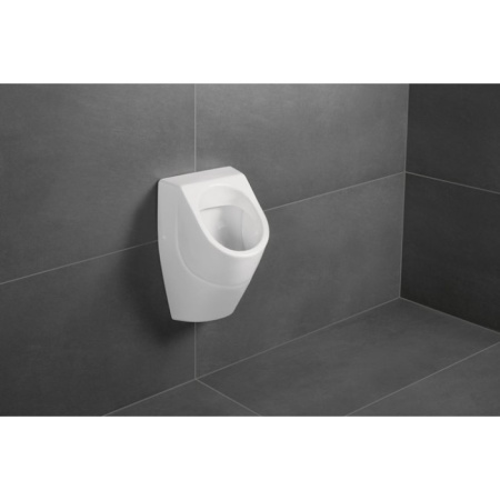 Villeroy & Boch O.novo Писсуар, без крышки, DirectFlush, Скрытый подвод воды, 335 x 320 mm, Альпийский белый, 75240001