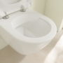 Villeroy & Boch Subway 2.0 Унитаз с открытым смывным краем Compact, настенный, Альпийский белый CeramicPlus 5606R0R1