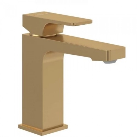 Смеситель Villeroy & Boch Architectura Square TVW12500100076 для раковины, золото сатинированное TVW12500100076