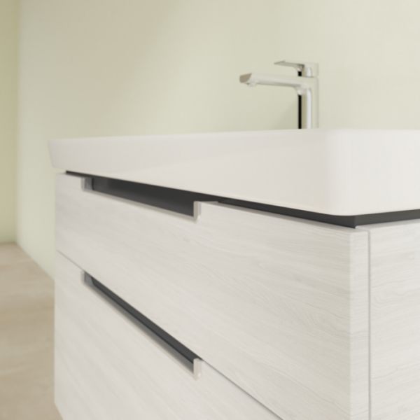 Villeroy & Boch Subway 2.0 Тумба под раковину, 2 выдвижных ящика, 987 x 590 x 449 mm, White Wood A91500E8