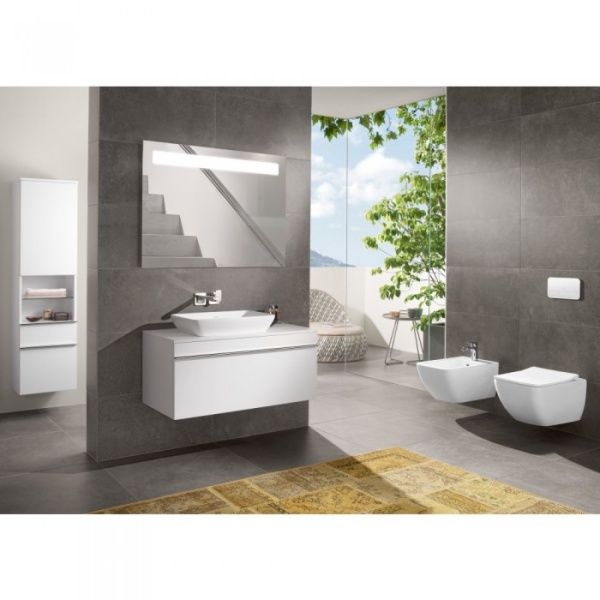 Биде Villeroy & Boch Venticello подвесное Альпийский белый CeramicPlus 441100R1