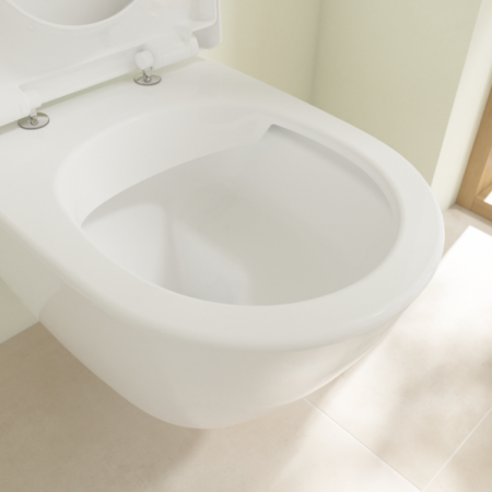 Villeroy & Boch Subway 2.0 Унитаз с открытым смывным краем, настенный, с DirectFlush, Альпийский белый 5614R001