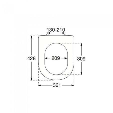 Сиденье для унитаза Villeroy & Boch Hommage с крышкой SoftClosing QuickRelease 8809S1R1