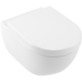 Villeroy & Boch Subway 2.0 Унитаз с вертикальным смывом, настенный, Альпийский белый CeramicPlus 560010R1