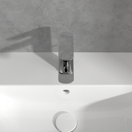 Смеситель для раковины Villeroy & Boch O.novo с донным клапаном TVW10410111061