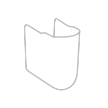 Villeroy & Boch O.novo Полупьедестал, 225 x 320 x 290 mm, Альпийский белый 52660001