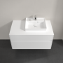 Villeroy & Boch Collaro Тумба под раковину, с подсветкой, 2 выдвижных ящика, 1000 x 548 x 500 mm, Glossy White / Glossy White C015B0DH