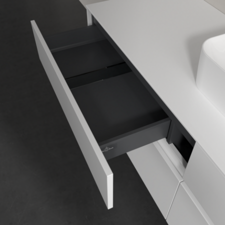 Villeroy & Boch Collaro Тумба под раковину, 4 выдвижных ящика, 1600 x 548 x 500 mm, Glossy White / Glossy White C10400DH