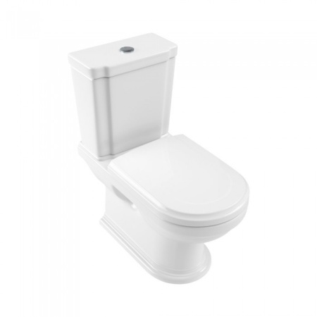 Унитаз-компакт с бачком и сиденьем Villeroy & Boch Hommage CeramicPlus 66210R1+772111R1+8809S1R1
