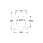Сиденье для унитаза SlimSeat-Wrapover Villeroy & Boch Venticello с крышкой SoftClosing QuickRelease 9M79S101