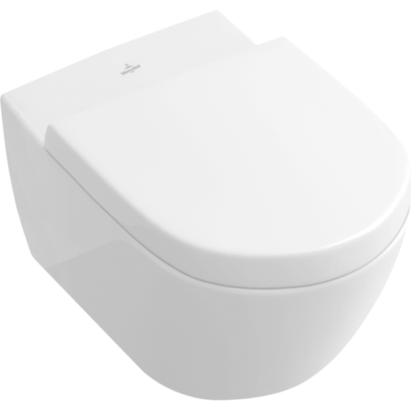 Villeroy & Boch Subway 2.0 Унитаз с вертикальным смывом, настенный, Альпийский белый CeramicPlus 560010R1