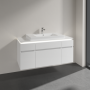 Villeroy & Boch Legato Тумба под раковину, с подсветкой, 5 выдвижных ящиков, 1200 x 550 x 500 mm, Glossy White / Glossy White B697L0DH
