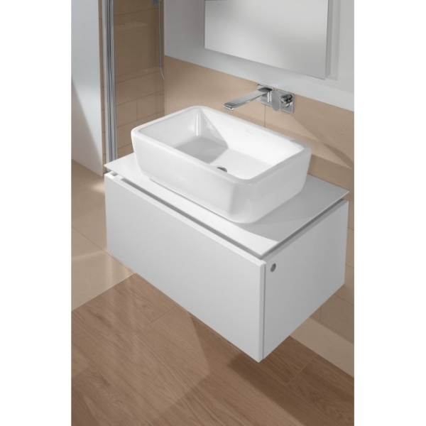 Villeroy & Boch Architectura Раковина для установки на столешницу, 600 x 400 x 170 mm, Альпийский белый, без перелива, нешлифованный 41276101