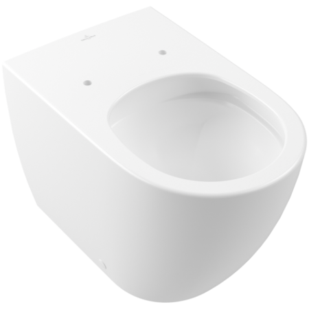Villeroy & Boch Subway 3.0 Унитаз с открытым смывным краем, напольный, с TwistFlush, Stone White CeramicPlus 4671T0RW