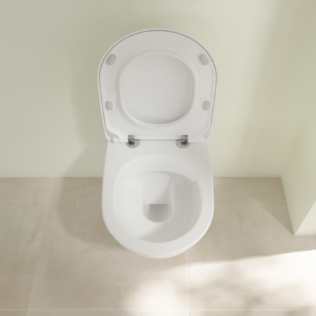 Унитаз подвесной с сиденьем Villeroy & Boch Subway 2.0 CeramicPlus 5614R2R1