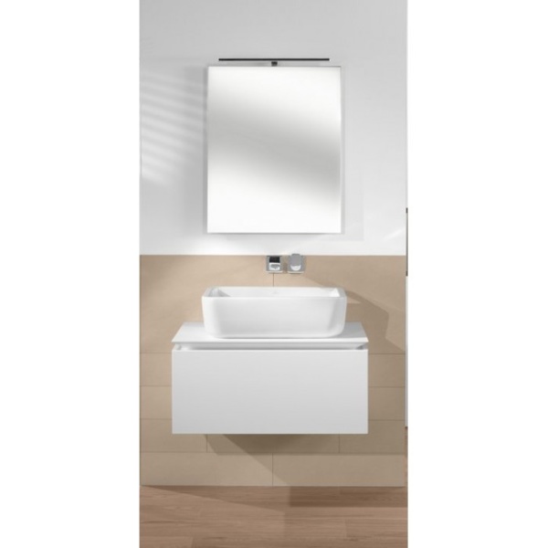Villeroy & Boch Architectura Раковина для установки на столешницу, 600 x 400 x 170 mm, Альпийский белый, без перелива, нешлифованный 41276101