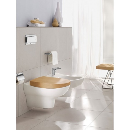 Чаша для унитаза подвесного Villeroy & Boch My Nature 561010R1 белый альпин CeramicPlus 561010R1