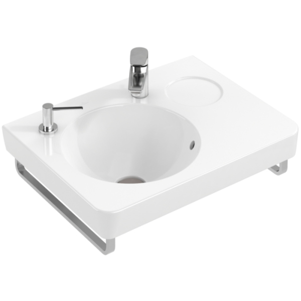 Villeroy & Boch Аксессуары Держатель для полотенец, 75 x 450 x 20 mm, нержавеющая сталь полированная 929645D7