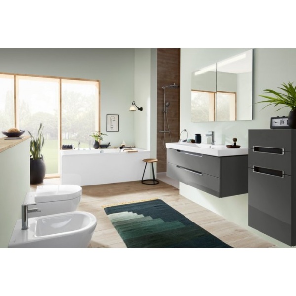 Villeroy & Boch Subway 2.0 Pаковина для установки на тумбу, 1000 x 480 x 180 mm, Альпийский белый CeramicPlus, с переливом, нешлифованный 7175A0R1