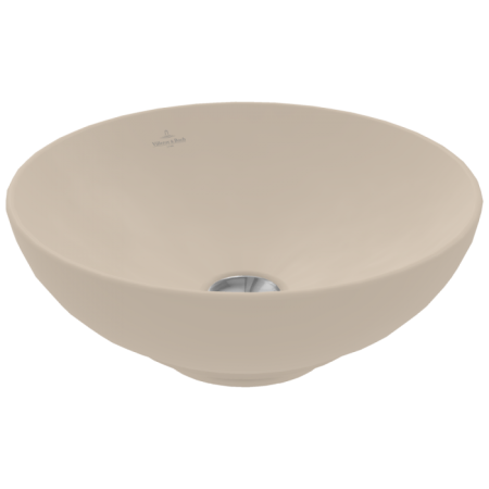 Раковина накладная Villeroy & Boch Loop&Friends 38 x 38 см Almond CeramicPlus 4A4500AM