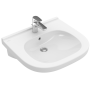 Villeroy & Boch ViCare Pаковина ViCare, 600 x 550 x 195 mm, Альпийский белый, с переливом, нешлифованный, 41196001