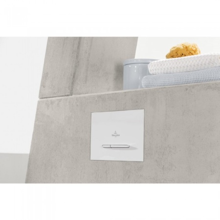 Клавиша (кнопка) смыва Villeroy & Boch ViConnect белая 92218068
